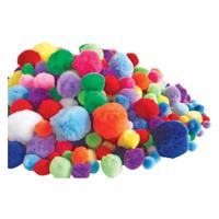 Colorations - pom pomps divers, 300st. - thumbnail