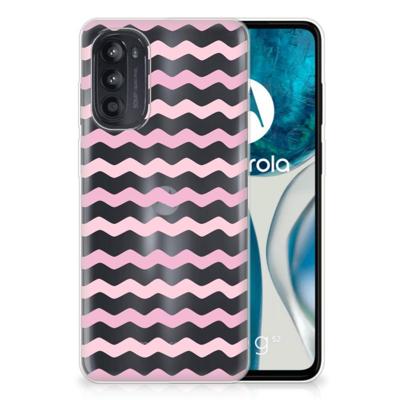 Motorola Moto G52/G82 | TPU bumper | Waves Roze