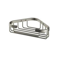 Hoekdraadkorf Hotbath Cobber Wandmodel Geborsteld Nikkel - thumbnail