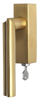 Formani David Rockwell ECLIPSE DR102-DKLOCK draaikiepgarnituur afsluitbaar linksdraaiend - PVD mat goud