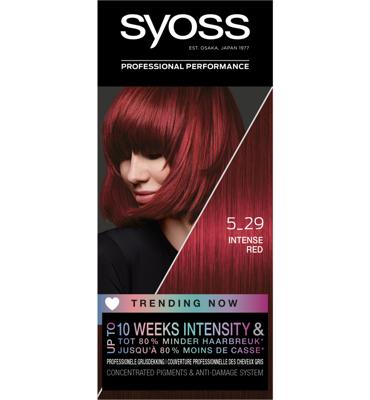 Syoss Color baseline 5-29 intens rood haarverf 1 Set