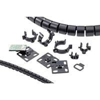 HellermannTyton HWBASEA-PA66HIRHS-BK Bevestigingssokkel (zelfklevend) Zelfklevend 161-64013 Bundel-Ø (vast)=13 mm Stootbestendig, Hittebestendig 1 stuk(s) - thumbnail