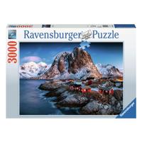 Ravensburger puzzel Hamnoy Lofoten 3000 stukjes - thumbnail