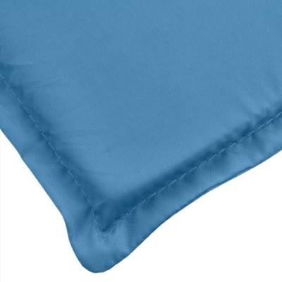 VidaXL Tuinbankkussen 150x50x7 cm stof gemêleerd blauw