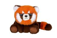Pluche knuffel rode panda Floppy Choopy - GIPSY TOYS - 22 cm - Oranje / Bruin / Wit - thumbnail