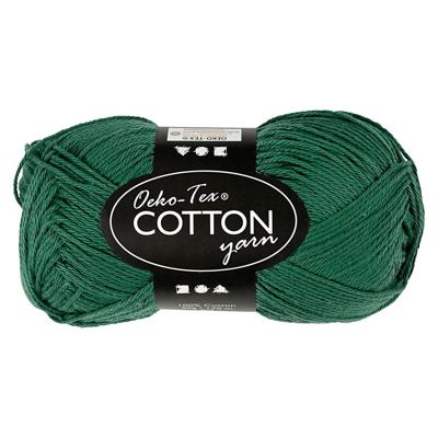 Creativ Company Katoengaren, donkergroen, 50gr, 170m