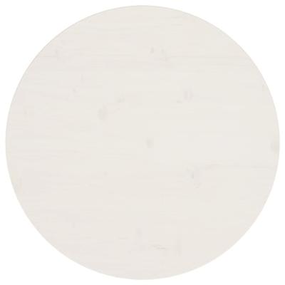 Tafelblad 60x2,5 cm massief grenenhout wit