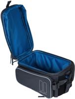 Basil sport design trunkbag - grijze fietsbagagedragertas, 7-15l, waterafstotend, voor reguliere fiets en e-bike - thumbnail