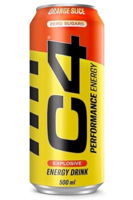 C4 Carbonated 12x 500ml Orange Slice