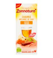 Zonnatura Chai mix kurkuma bio 20 Sachets - thumbnail