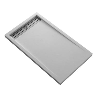 Douchebak BWS Veroni Elite 120x90 cm Composietsteen Wit Douchebak BWS Veroni Elite 120x90 cm Composietsteen Wit