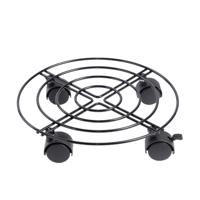 Esschert Design plantentrolley metaal rond s - thumbnail