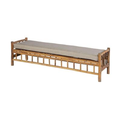Bamboo Tennis Bench Taupe tuinmeubel Exotan - Exotan