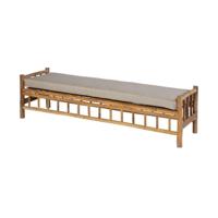 Bamboo Tennis Bench Taupe tuinmeubel Exotan - Exotan - thumbnail