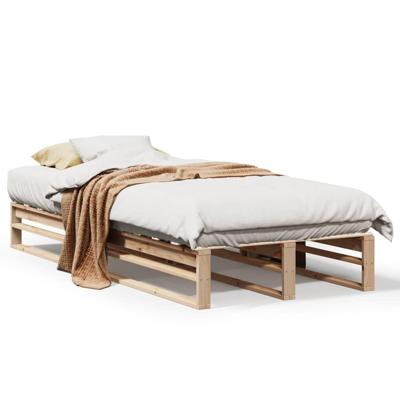 Bedframe zonder matras massief grenenhout 90x190 cm