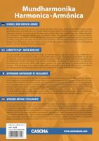 Cascha HH 1600 Blues Harmonica Set (DE/EN/FR/ES) met lesboek - thumbnail