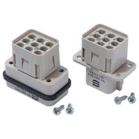 HARTING 09120083101 Businzetstuk Han® Q 8 + PE Crimpen 1 stuk(s) - thumbnail