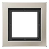 Jung LS Design Afdekraam Edelstaal 1-voudig ESD 2981 - thumbnail
