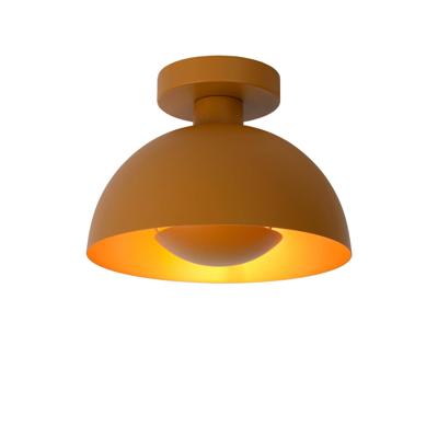 Lucide SIEMON - Plafonnière - Ø 25 cm - 1xE27 - Okergeel