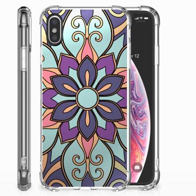 Apple iPhone X | Xs Case Purple Flower Apple iPhone X | Xs Case Purple Flower