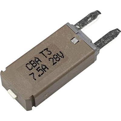 Hansor Circuit Breaker Mini, type 3. Manual Reset, 7,5A CBA3 Series 7,5A Zekeringautomaat standaard vlakzekering 7.5 A Bruin 1 stuk(s) Hansor Circuit Breaker Mini, type 3. Manual Reset, 7,5A CBA3 Series 7,5A Zekeringautomaat standaard vlakzekering 7.5 A Bruin 1 stuk(s)
