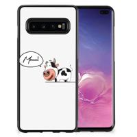 Samsung Galaxy S10+ | Bumper Hoesje | Cow - thumbnail