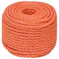 Werktouw 10 mm 50 m polypropeen oranje - thumbnail