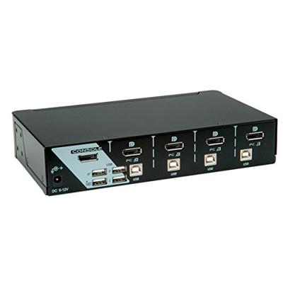 ROLINE DisplayPort USB 2.0 KVM Switch, 1 User - 4 PC ROLINE DisplayPort USB 2.0 KVM Switch, 1 User - 4 PC