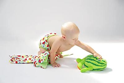 Petit Lulu Overbroekje Regenboog Sterren (Rainbow Stars) - OneSize (4-15 kilo) - Klittenband