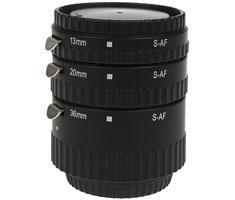 Meike Macro Extension Tube Set 3x Sony A-mount, Minolta A-mount