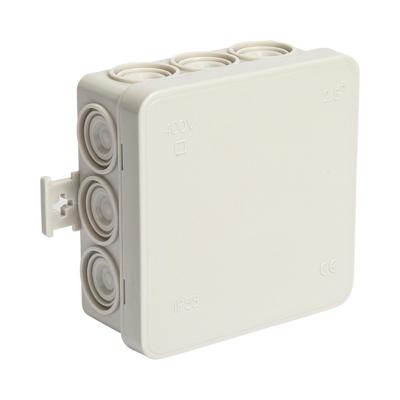 Velvalux Panoboxpro Lasdoos - IP55. IK10. 85x85x40mm. Vierkant. Grijs