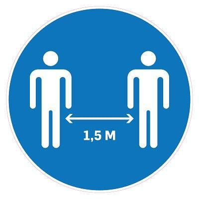 Pictogram Afstand houden 31,5cm