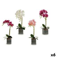 Decoratieve Bloem Orchidee Plastic 14 x 51 x 18 cm (6 Stuks) - thumbnail