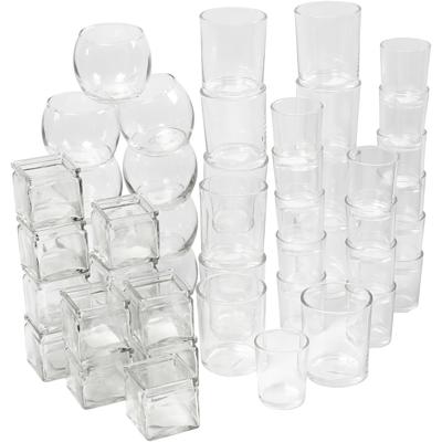 Creativ Company Waxinelicht, h: 5,3-8,4 cm, d 4,5-7,3 cm, inhoud kan variëren , 72 stuk/ 1 doos