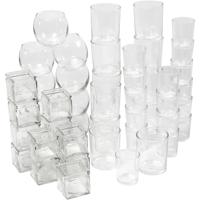 Creativ Company Waxinelicht, h: 5,3-8,4 cm, d 4,5-7,3 cm, inhoud kan variëren , 72 stuk/ 1 doos - thumbnail