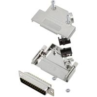 TRU COMPONENTS TCD45PKM25DMPK 7709016 D-sub male connectorset 45 ° Aantal polen: 25 Soldeerkelk 1 stuk(s) - thumbnail