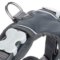 Hondentuigje Red Dingo Gestoffeerd Grijs Maat XL - thumbnail