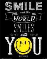 Smiley Poster World Smiles With You Poster 40x50cm - thumbnail