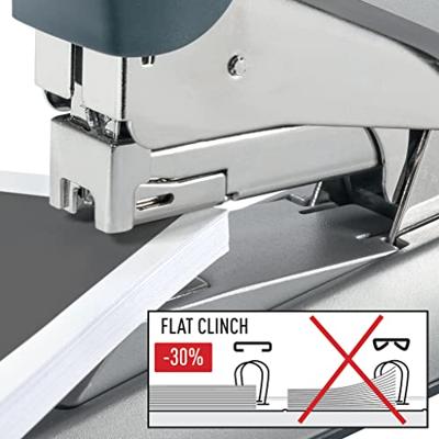 Leitz 5552 55520084 Platte nietmachine Zwart, Zilver Nietcapaciteit: 60 vel (80 g/m²)