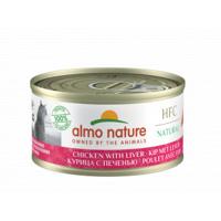 Almo Nature HFC Natural kip met lever natvoer kat (70 g) 18 x 70 g - thumbnail