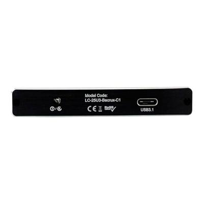 LC-Power LC-25U3-BECRUX-C1 HDD enclosure 2.5 Zwart opslagbehuizing