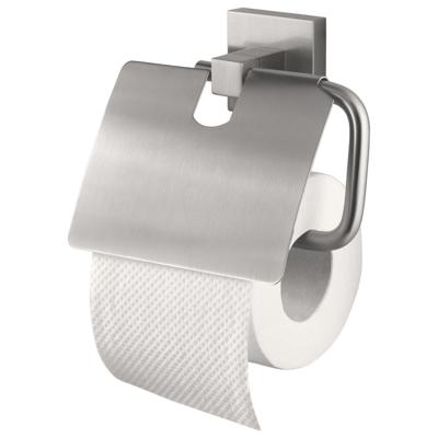 Toiletrolhouder Haceka Mezzo Tec met Klep Mat Chroom Haceka Toiletrolhouder Haceka Mezzo Tec met Klep Mat Chroom Haceka