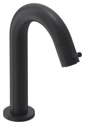 IVY Bond Fonteinkraan - gebogen - opbouw - laag - Mat zwart PED 6401052 IVY Bond Fonteinkraan - gebogen - opbouw - laag - Mat zwart PED 6401052