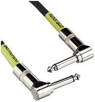 Ernie Ball P06075 audio kabel 0,3 m 6.35mm Zwart, Geel - thumbnail