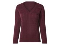 esmara Gebreide dames trui (bordeaux rood, L (44-46)) - thumbnail