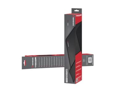 Gaming mat Genesis CARBON 500 MAXI LOGO Zwart (90 X 45 cm)