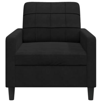 Fauteuil 60 cm fluweel zwart Fauteuil 60 cm fluweel zwart