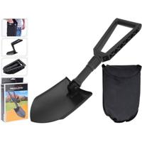 Vouwbare schep Zwart Metaal - thumbnail