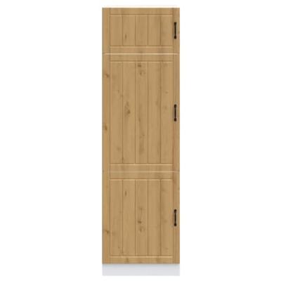 Keukenkast Lucca bewerkt hout artisanaal eikenkleur