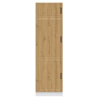 Keukenkast Lucca bewerkt hout artisanaal eikenkleur - thumbnail